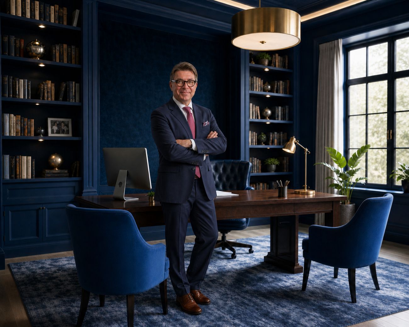 Steven Wilkinson in his office